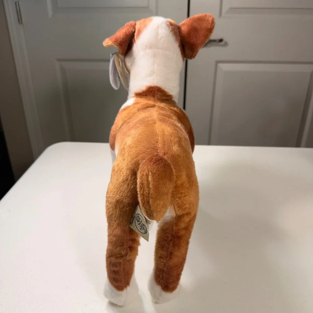 TigerHart Toys Bobby the Boston Terrier Plush Stuffed Animal Dog Brown White 13